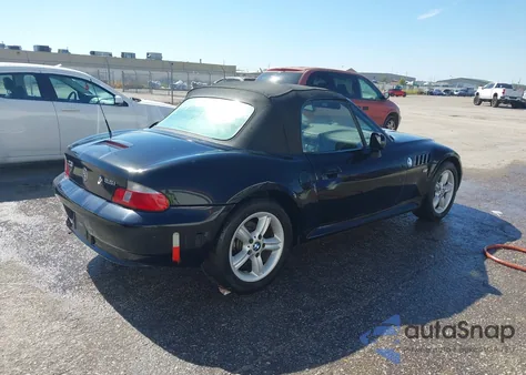 2001 BMW Z3 2.5I z USA, uszkodzony, nr VIN WBACN33471LM02223